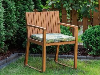 Beliani Garden chair cushion green SASSARI