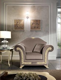 Sessel 1 Sitzer Wohnzimmer Relax Design Möbel Italienische Einrichtung Italien