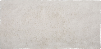 Teppich weiß 80 x 150 cm Shaggy EVREN