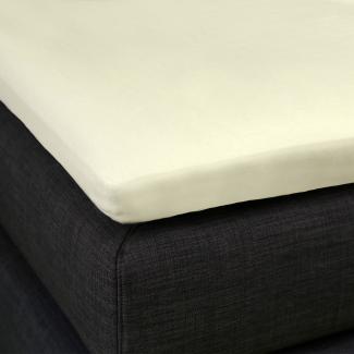 Formesse Bella Donna Topper Spannbetttuch La Piccola | 90x200 cm | puder