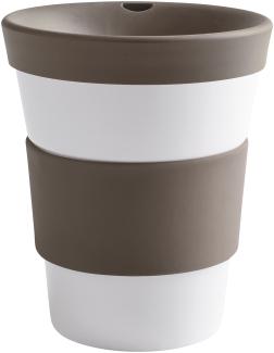 KAHLA cupit To Go Becher 0,35 l Banderole warm gray