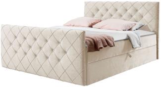 Boxspringbett Utren (Amor Velvet 4304, Größe: 180x200 cm)