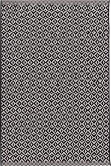 Dekoria Teppich Modern Geometric black/ wool 120x170cm