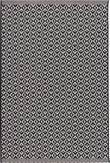 Dekoria Teppich Modern Geometric black/ wool 120x170cm