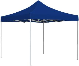 Profi-Partyzelt Faltbar Aluminium 2x2 m Blau