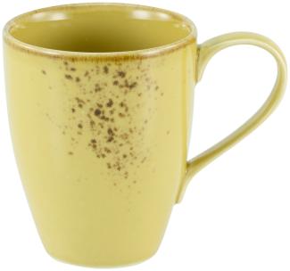 CreaTable 21979 Nature Collection Kaffeebecher, 300 ml, curry, 6-teilig (1 Set)