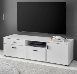 TV-Lowboard Merced in weiß matt 150 cm