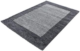 Shaggy Teppich LIFE GREY 240 X 340cm Rechteck