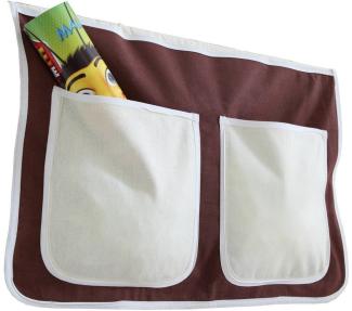 Ticaa Bett-Tasche für Hoch- und Etagenbetten - braun-beige