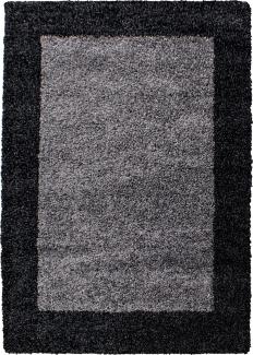 Hochflor Teppich Lux Läufer - 60x110 cm - Anthrazit