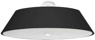 Sollux Vega 70 Deckenlampe schwarz 5x E27 dimmbar 70x70x25cm