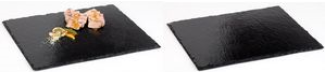 APS Naturschieferplatte (B)265 x (T)162 mm, anthrazit Materialstärke 6-9 mm, möbelschonende Füßchen an der - 1 Stück (993)