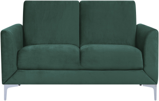 2-Sitzer Sofa Samtstoff grün FENES