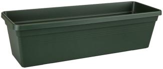 Elho Green Basics Balkonkasten 40 - Übertopf - Laubgrün - Draußen & Balkon - L 16. 5 x W 39 x H 13. 7 cm