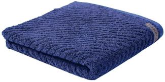 Ross Uni-Rippe Handtücher Smart | Duschtuch 70x140 cm | royalblau