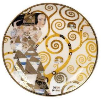 Goebel Miniteller Gustav Klimt - Die Erwartung, Dekoteller, Teller, Artis Orbis, Fine Bone China, Bunt, 10 cm, 67063071