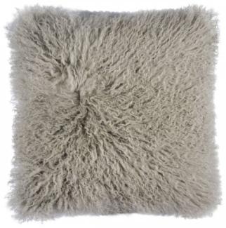 PAD Kissenhülle Lammfell Kissen Glory Light Grey (40x40cm) 10182-U15-4040