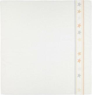 Feiler Handtücher Stars & Stripes Border weiss | Badetuch 100x100 cm