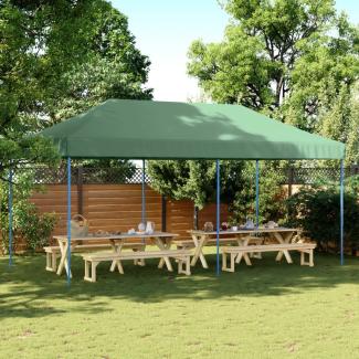 vidaXL Partyzelt Faltbar Pop-Up Grün 580x292x315 cm 4004936