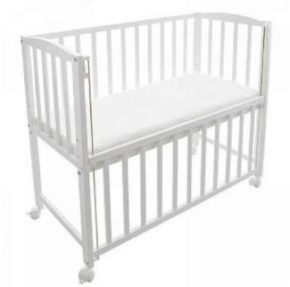 Babyhafen Beistellbett Stubenbett 3in1 Babybett mit Matratze Rollen, inkl. Matratze, Rollen