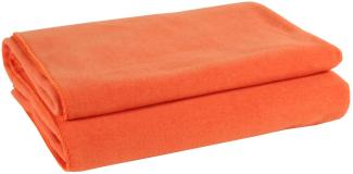 Zoeppritz Soft-Fleece papaya 160x200 103291-265