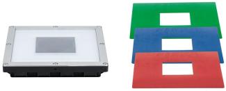 Paulmann Special Einbauleuchten Set RGB Solar Boden Cube IP67 LED 1x0,6W 200x200mm Edelstahl6908