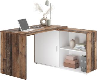 Schreibtisch Winkelschreibtisch Bürotisch Arbeitstisch Homeoffice ca. 119x124 cm VALLEY Old Style