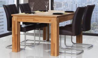 Esstisch Tisch ausziehbar MAISON Eiche massiv 160/385x100 cm