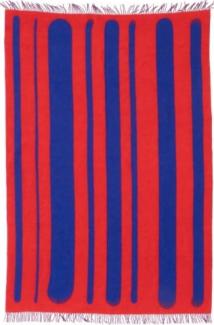 raawii Decke Brush Blanket Blue Red (2x1,5m) R1049-Blue/red