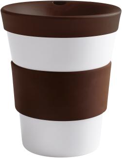 KAHLA cupit To Go Becher 0,35 l Banderole chocolate brown