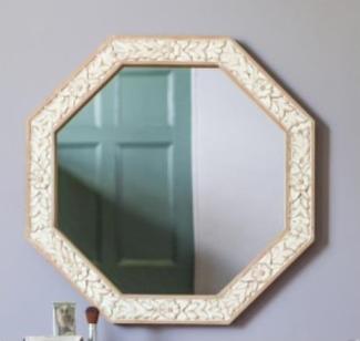 Spiegel Sita 60x60 aus Mangoholz