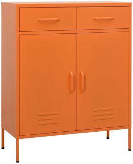 vidaXL Lagerschrank Orange 80x35x101,5 cm Stahl [336156]