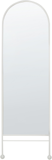 Wandspiegel Metall weiß 45 x 145 cm JARNAGES