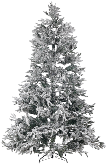 Künstlicher Weihnachtsbaum schneebedeckt 240 cm weiß BASSIE