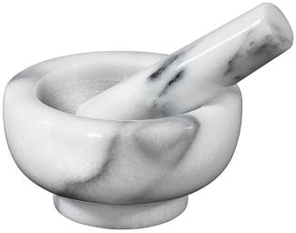 Küchenprofi Mörser Marmor mit Stößel Weiß Ø 11cm