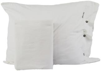 Town & Country Bettbezug Stonewash, Weiß, 140 x 220 cm Weiß
