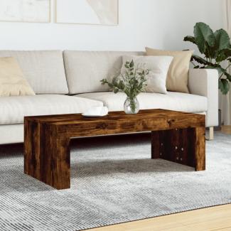 Couchtisch Räuchereiche 102x50x36 cm Holzwerkstoff (Farbe: Braun)