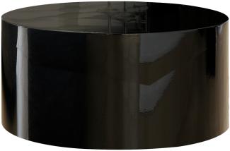 Couchtisch Ø60cm rund schwarz Beistelltisch Sofatisch Wohnzimmertisch Tisch