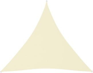 Sonnensegel Oxford-Gewebe Dreieckig 3x3x3 m Creme