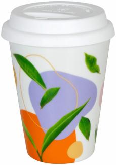 Könitz Coffee to go Mug Tea Flow, Thermobecher, Porzellan, Bunt, 380 ml, 11 5 162 2675