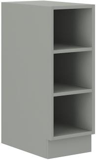 Unterschrank Regal 30 cm Bianca Grey Rose - Grau Küchenzeile Küchenblock