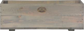 2 Stück Esschert Design Pflanzkasten, 59 x 20 x 20 cm, aus Holz, Holzkasten, Pflanzbox, Holzbox, Blumenkasten