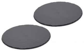 Schieferplatten rund Ø 30cm - 2erSet