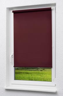 Lysel Outlet - Mini Rollo Tageslicht Weinrot (B x H) 123cm x 175cm