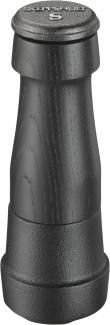 Skeppshult Salzmühle 18 cm Keramisches Mahlwerk, stufenlos verstellbar, Esche. - Schwarz
