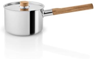 Eva Solo Nordic kitchen Kasserolle, Stielkasserolle, Stieltopf, Saucentopf, Kochtopf, Kochgeschirr, Edelstahl, Eiche, 2 L, 281220