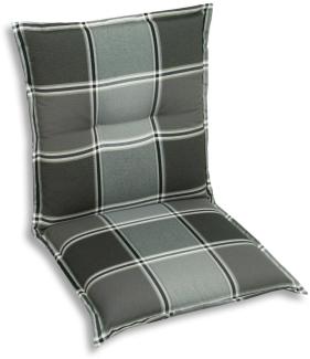 GO-DE Niederlehner-Auflage 110x50x9 cm grau Sitzkissen Sitzpolster Sitzauflage
