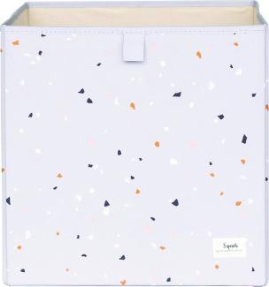 3 Sprouts - Aufbewahrungsbox Terrazzo Light Gray, recycled