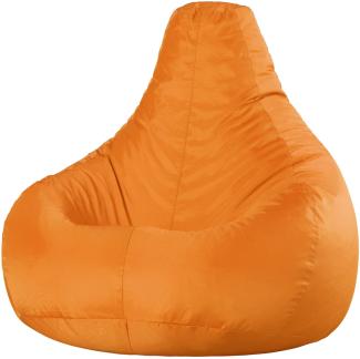 Bean Bag Bazaar Gaming Sitzsack „Recliner“, Gamer Sitzsack für Erwachsene und Kinder, Indoor Outdoor Sitzsack Sessel Gaming mit Füllung (Sitzsack, Orange)
