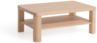 Couchtisch Tisch BENEN XL Buche Massivholz 80x80 cm